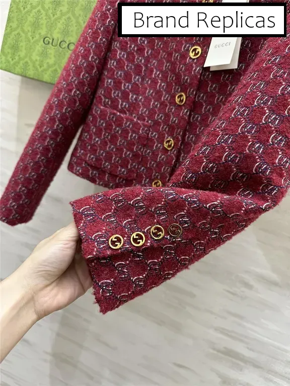 Gucci woven tweed suit